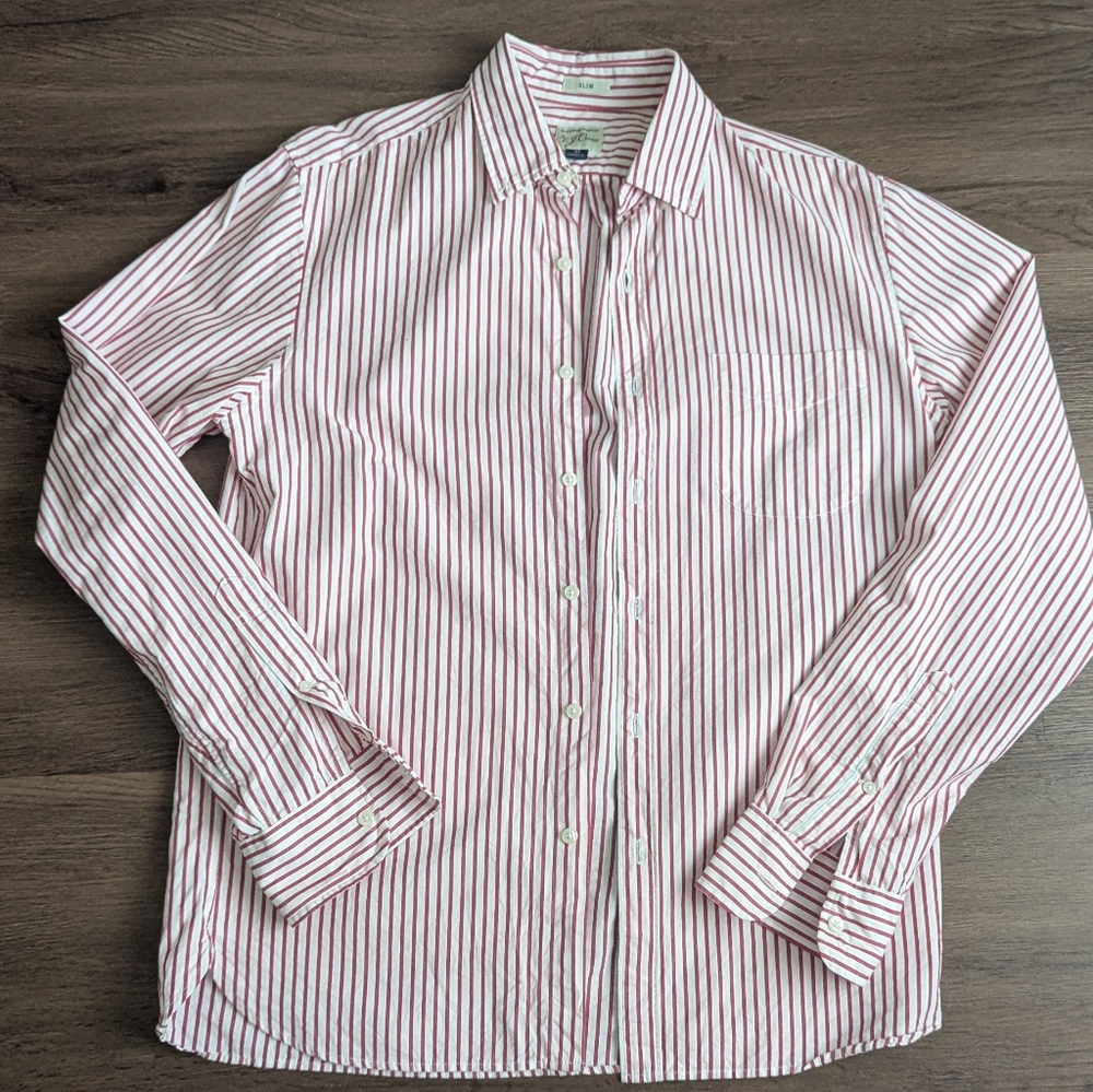 J. Crew Striped Button Up Shirt